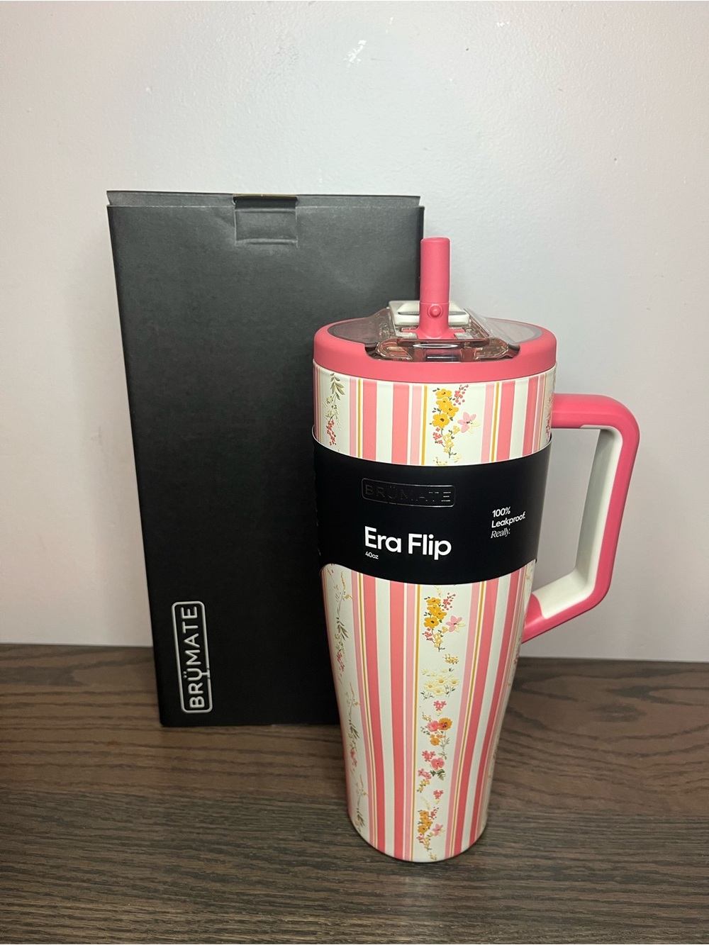 NEW! Brumate 40oz Cascading Floral Era Flip